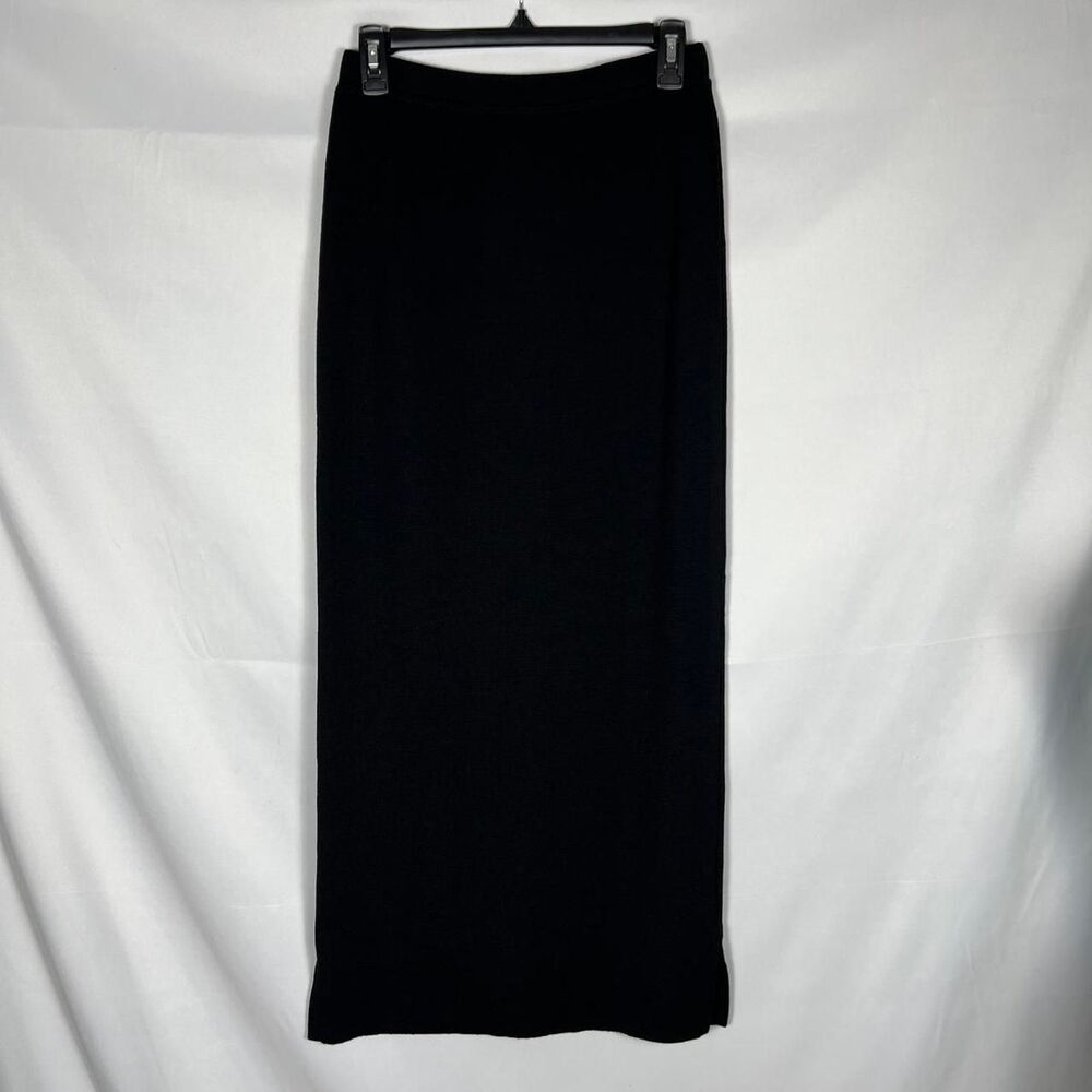 Sandy Bay Made in Italy Merino Wool Knit Maxi Skirt Medium‎ Avant Garde